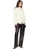 MACKAGE MACKAGE Off-White Gladys Knit Half-Zip Pullover Sweater - 4