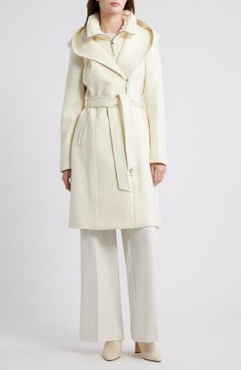 Mackage Mackage Shia-SLB 2-in-1 Double Face Wool Coat with Removable Bib