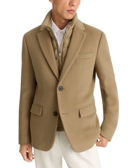 Mackage Mackage Sutton Wool Coat & Removable Down Liner