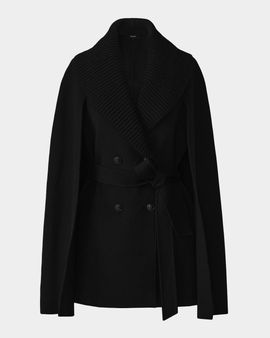 Mackage Susie-Z Double-Breasted Wool Cape