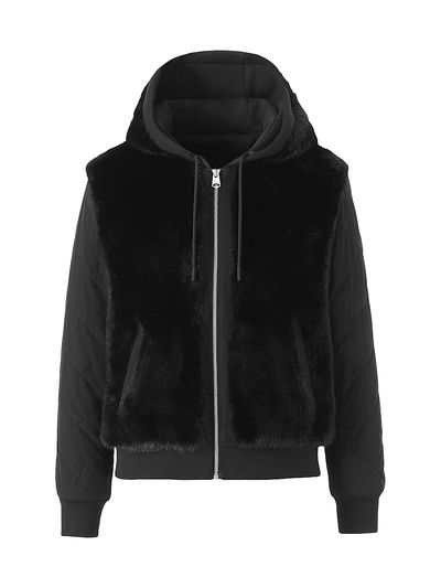Mackage Women's Gwendal Quilted Faux-Fur Reversible Hoodie