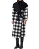 Mackage Women's Mai-Pl Check Wool Reversible Wrap Coat - 2