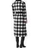 Mackage Women's Mai-Pl Check Wool Reversible Wrap Coat - 4
