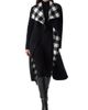 Mackage Women's Mai-Pl Check Wool Reversible Wrap Coat - 5