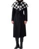 Mackage Women's Mai-Pl Check Wool Reversible Wrap Coat - 6