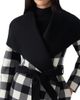 Mackage Women's Mai-Pl Check Wool Reversible Wrap Coat - 7