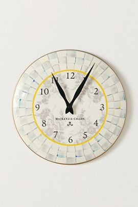 MacKenzie-Childs Check Wall Clock