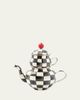 MacKenzie-Childs Courtly Check Enamel High Tea - 1