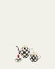MacKenzie-Childs Courtly Check Enamel High Tea - 2