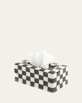 MacKenzie-Childs Courtly Check Long Tissue Box