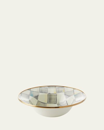 MacKenzie-Childs Sterling Check Breakfast Bowl