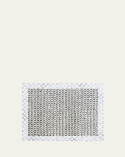 MacKenzie-Childs Sterling Check Rug, 2'x 3'