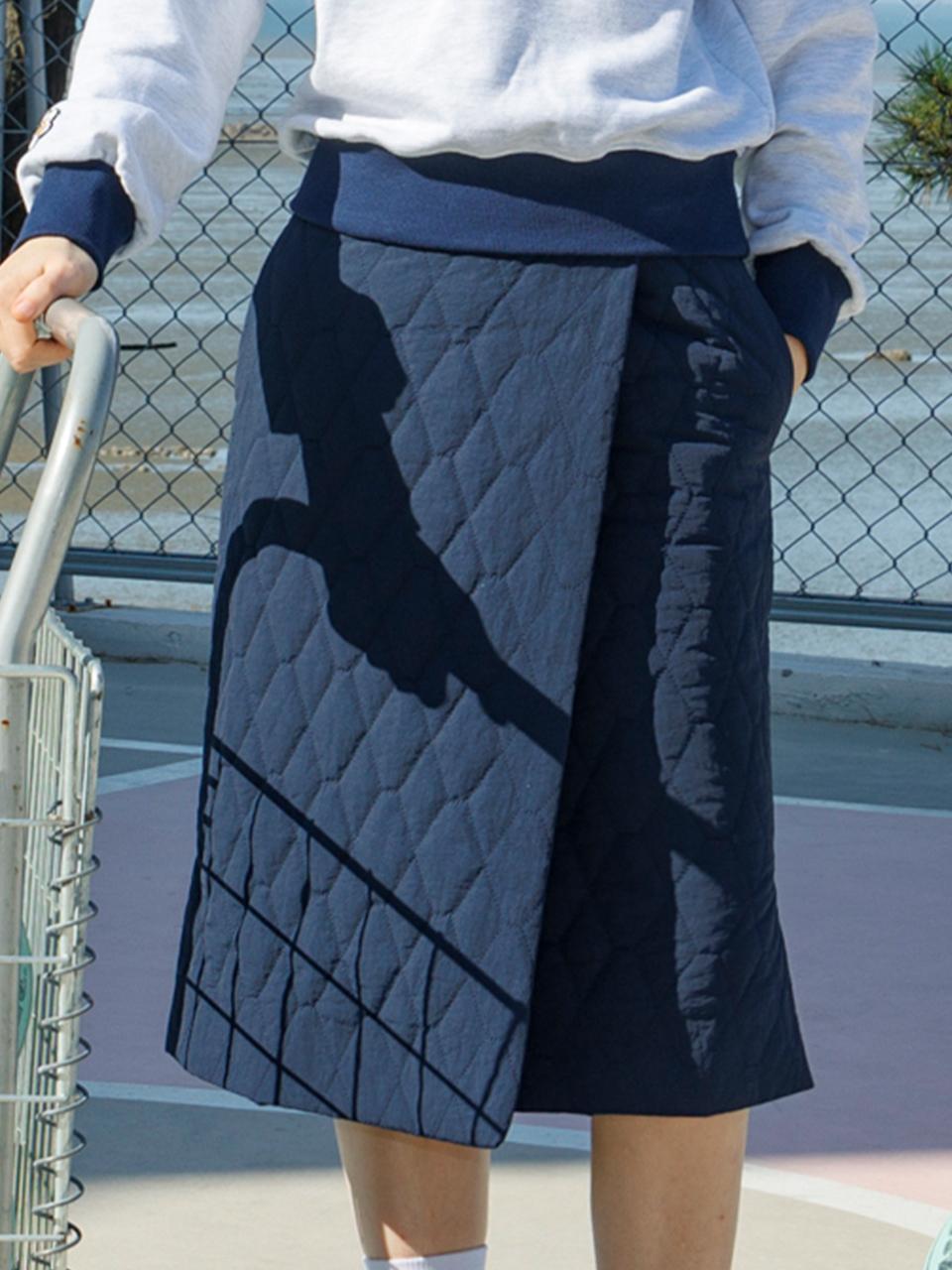 macky Always Macky Long Golf Skirt [Navy]