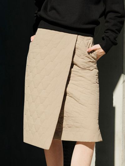 macky Always Macky Long Skirt [Beige]