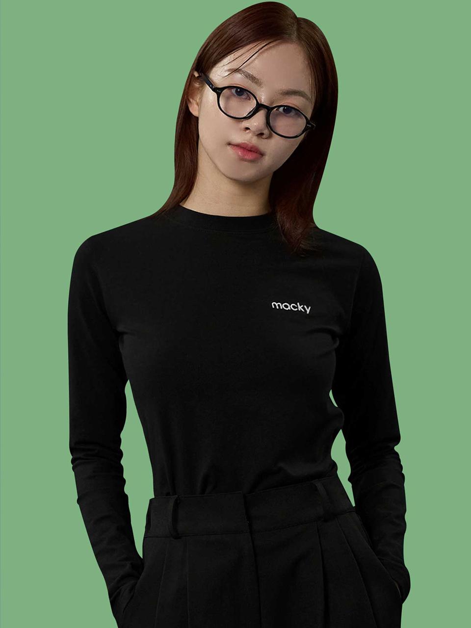 macky Basic Spring Inner T-shirt (Black)