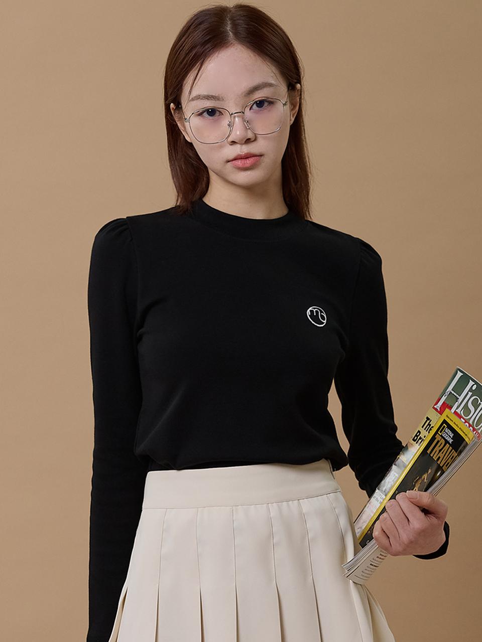 macky Charming Puff T-shirt [Black]