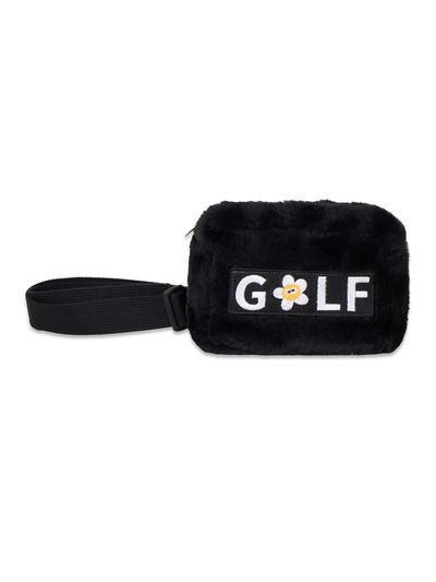 macky Fur Golf Belt Bag [Black]