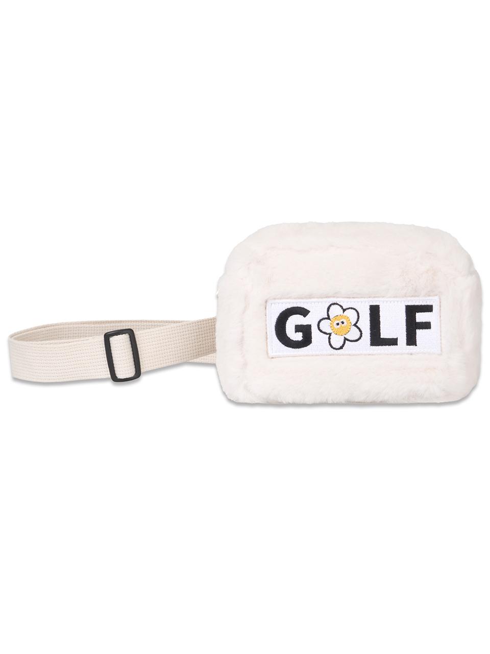 macky Fur Golf Belt Bag [Ivory]