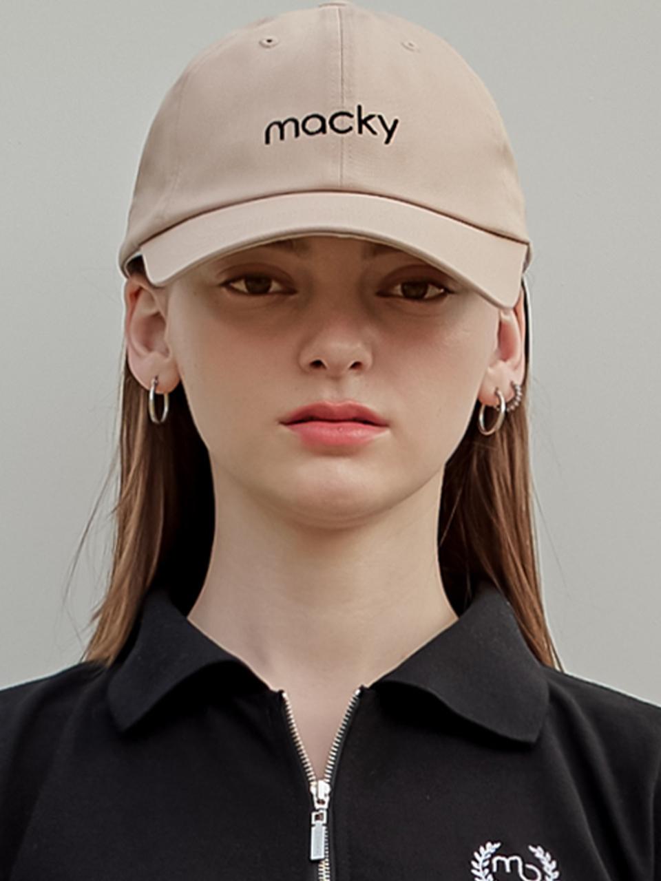macky Logo Ballcap [Beige]