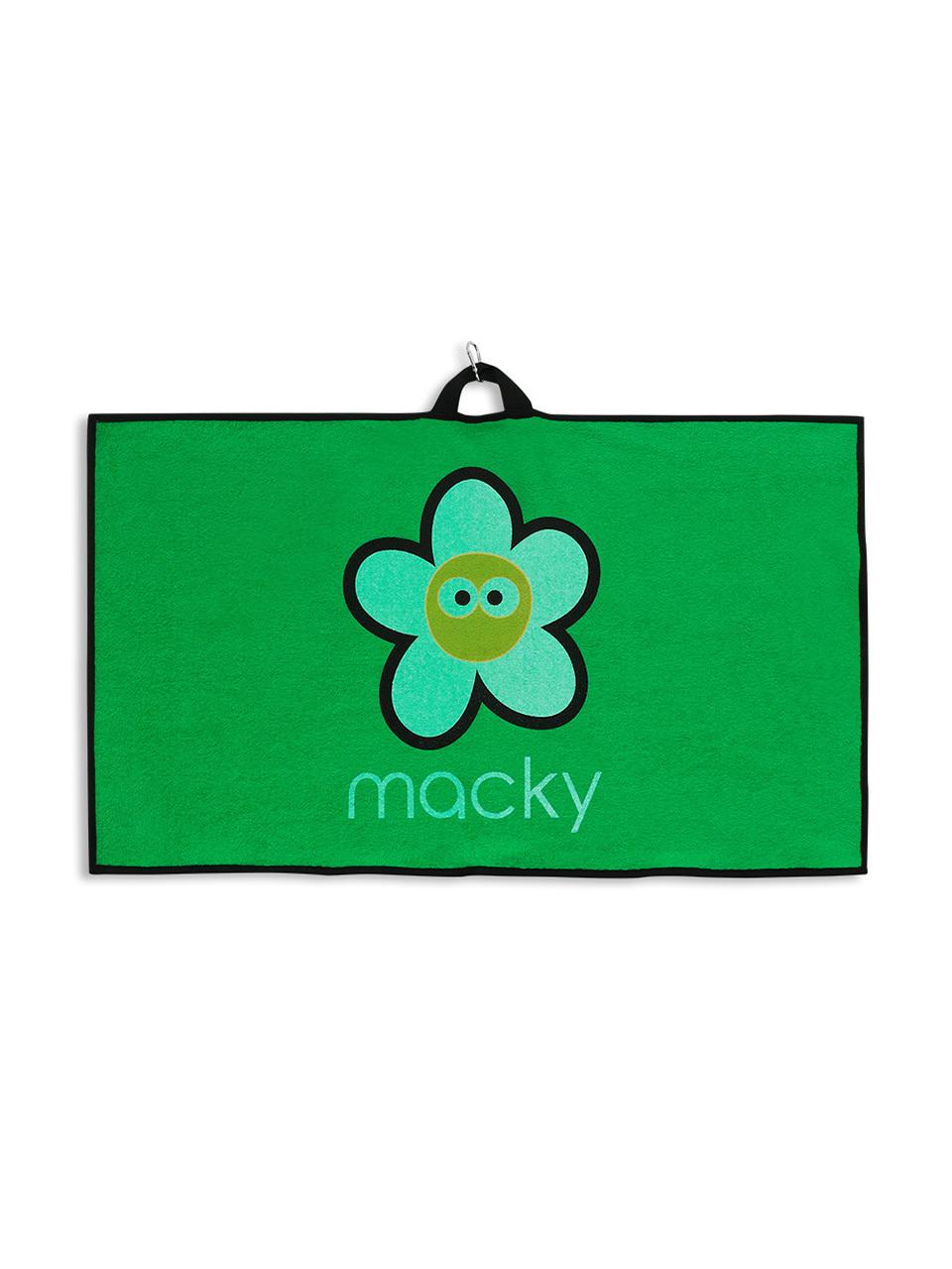 macky Signature Caddie Bag Towel [Green]