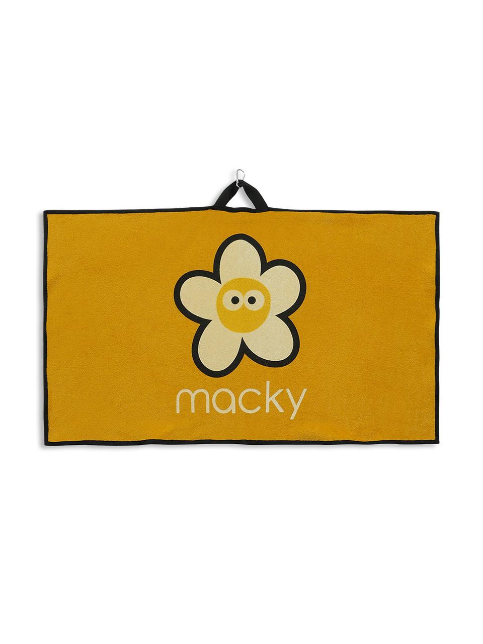 macky Signature Caddie Bag Towel [Yellow]