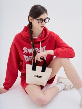 macni MINI CANVAS TOTE BAG [IVORY]