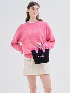 macni MINI CANVAS TOTE BAG [VIOLET]