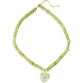 MacRae & Co. MacRae & Co. Limoncello Beaded Heart Pendant Necklace