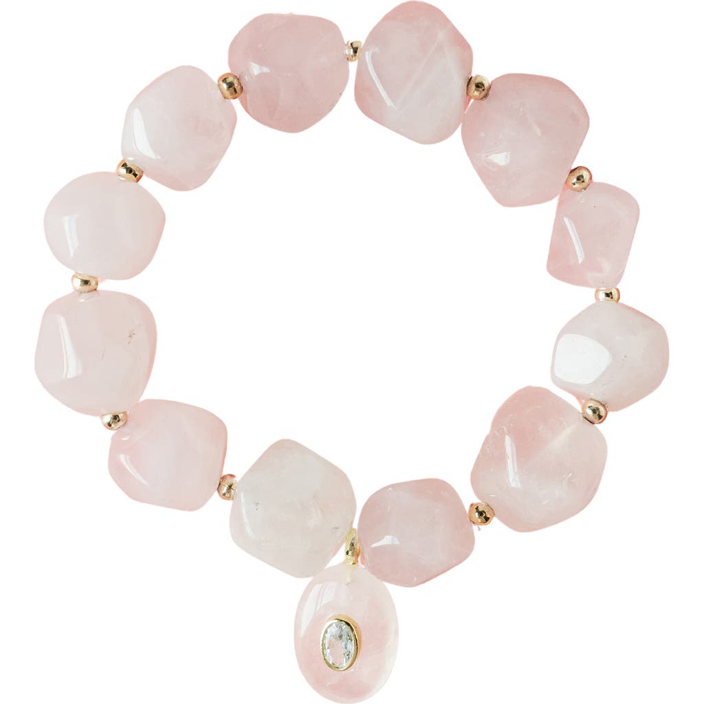 MacRae & Co. MacRae & Co. Single Love Beaded Stretch Bracelet