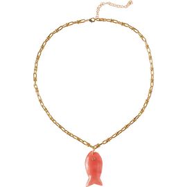 MacRae & Co. MacRae & Co. Stone Fish Pendant Necklace