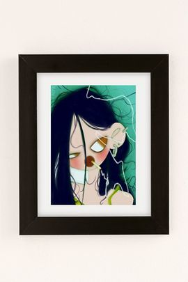 Mada Mada Early Mornings Art Print in Black Matte Frame at Urban Outfitters