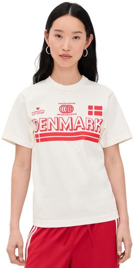 Made Some Sportswear Made Some Sportswear Denmark Tee Red/Off White