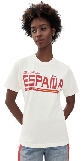 Made Some Sportswear Made Some Sportswear Espana Sportswear T-Shirt White/Red