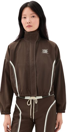 Made Some Sportswear Made Some Sportswear Warm Up Jacket Brown/White