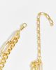 Madein. Madein chunky chain necklace in gold with a pink and white gummy bear charm - 4