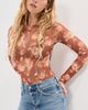 Madelynne Madelynne Maple Thong Bodysuit RUST ROSE - 2