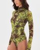 Madelynne Madelynne Rosette Bodysuit Olive - 4