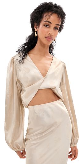 Madelynne Madelynne Willow Top Cream Floral