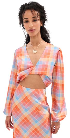 Madelynne Madelynne Willow Top Multi Plaid