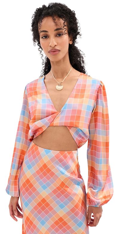 Madelynne Madelynne Willow Top Multi Plaid