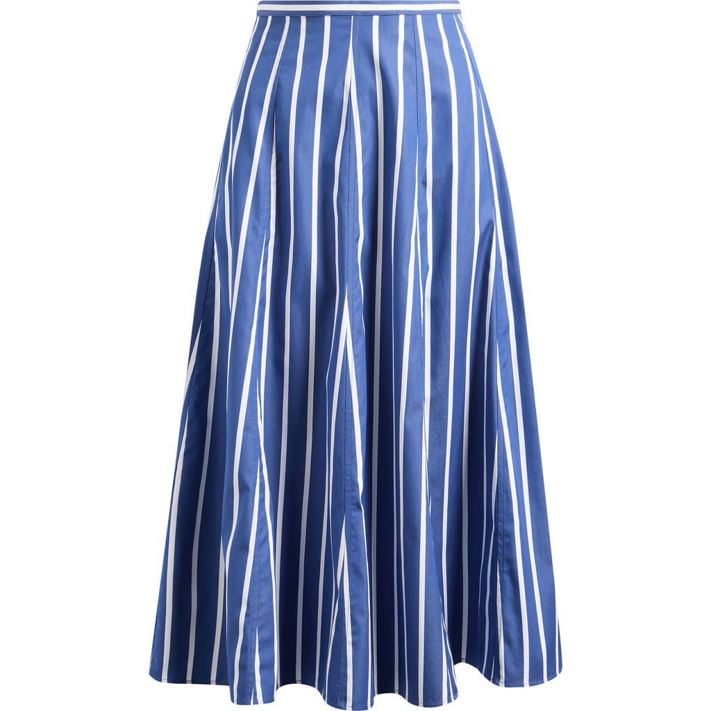 Madewell Madewell A-Line Poplin Midi Skirt