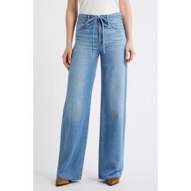 Madewell Madewell Airy Denim Drawstring Ultimate Wide Leg Jeans