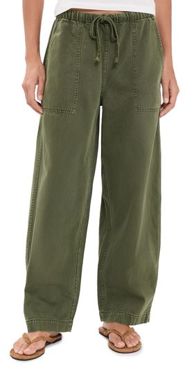 Madewell Madewell Airy Denim Utility Barrel Pants Faded Ivy