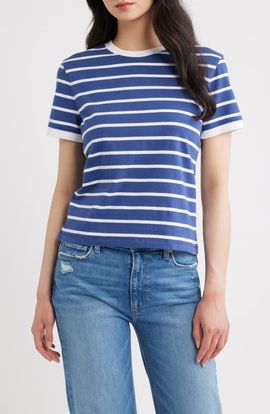 Madewell Madewell Allday Stripe Crewneck Baby Tee
