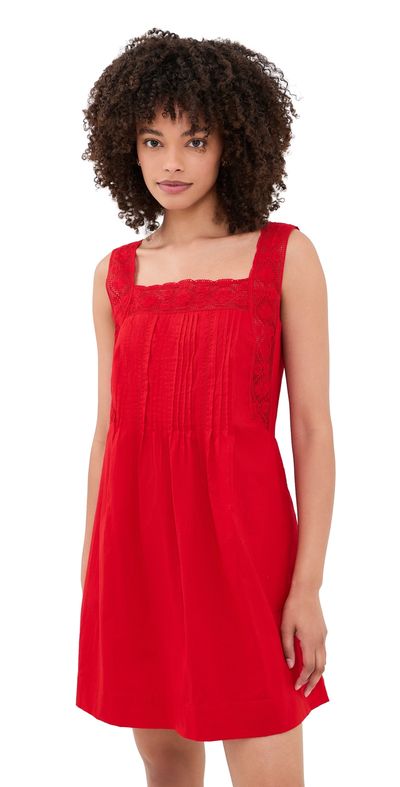 Madewell Madewell Allie Dress Varsity Red