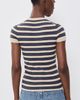 Madewell Madewell Anya Variegated Rib Cardigan Pale Chamois Multi Stripe - 3