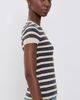 Madewell Madewell Anya Variegated Rib Cardigan Pale Chamois Multi Stripe - 4