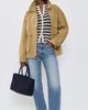 Madewell Madewell Anya Variegated Rib Cardigan Pale Chamois Multi Stripe - 5
