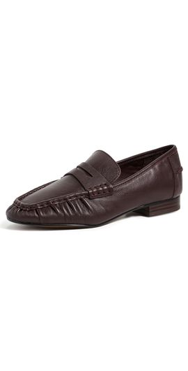 Madewell Madewell Ashley Ruched Loafers Oxblood