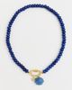 Madewell Madewell Beaded Charm Carabiner Necklace Lapis One - 2